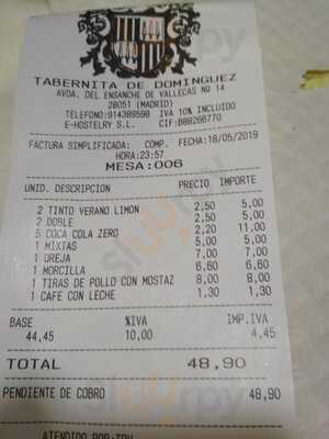 La Tabernita De Domínguez