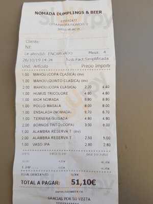 Nómada Dumplings & Beer