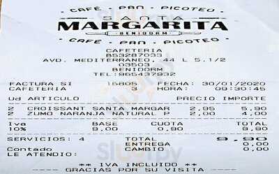 Bar Apartamentos Santa Margarita