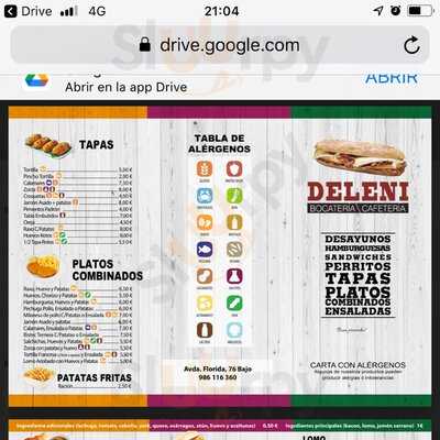 Cafetería-bocatería Deleni