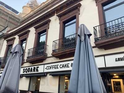 Coffee Square Cake And Food