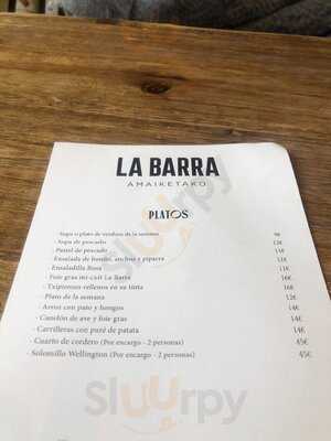 La Barra De Amaiketako