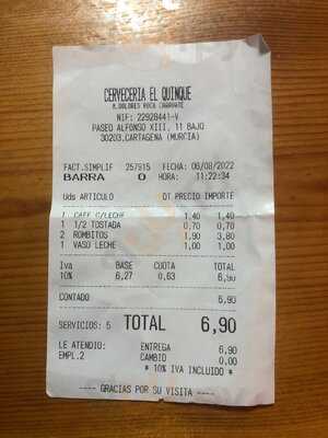 Cafetería El Quinque