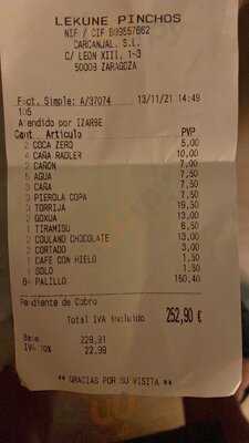 Lekune Pinchos