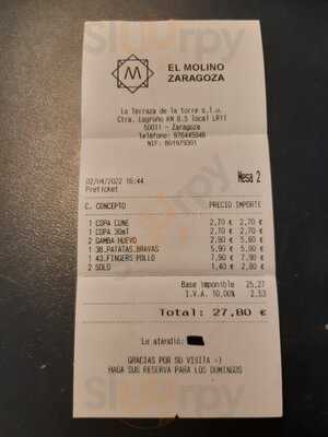 El Molino Zaragoza