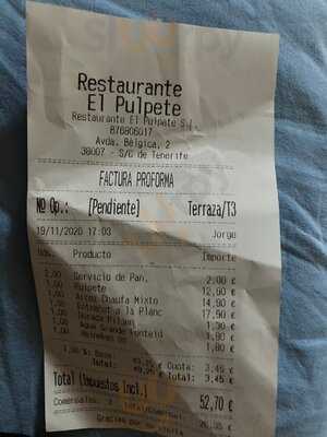 Restaurante El Pulpete
