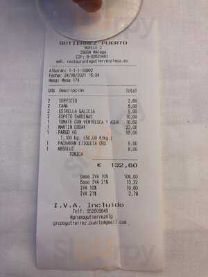 Restaurante Gutiérrez Puerto