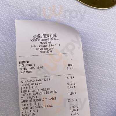 Nuestra Barra Playa De San Juan