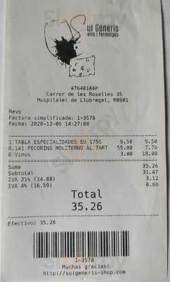 Sui Géneris Vins I Formatges