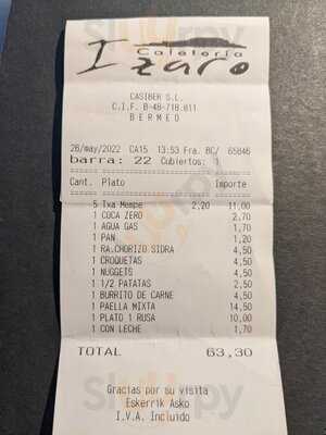 Cafeteria Izaro