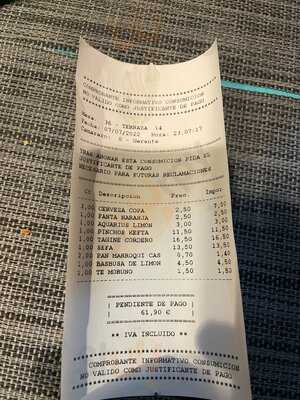 Restaurante Bar Aljaima On The Strand.