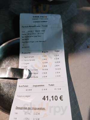 Bar Restaurante Casa Paco