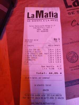 La Mafia Se Sienta A La Mesa Málaga– PacÍfico