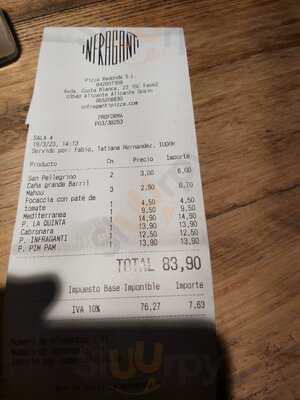 Infraganti Pizza Bar Centro