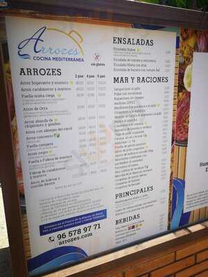 Arrozes Cocina Mediterranea Denia