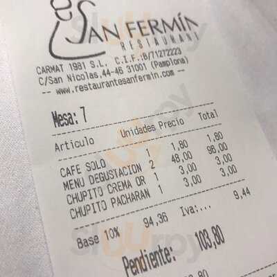 Restaurante San Fermin