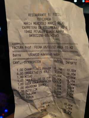 Restaurante El Fósil