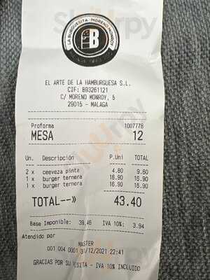 El Arte De La Hamburguesa