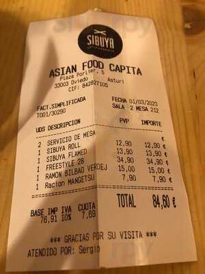 Sibuya Urban Sushi Bar Oviedo