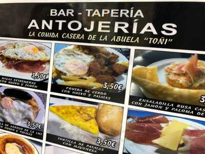 Restaurante Taperia, "antojerias"
