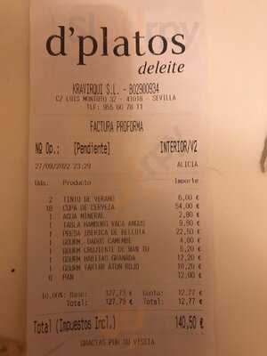 D'platos Deleite Sevilla