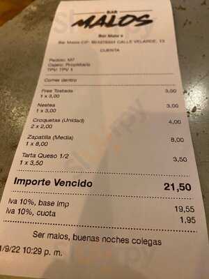Bar Malos