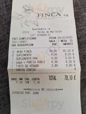 Restaurante Finca 14