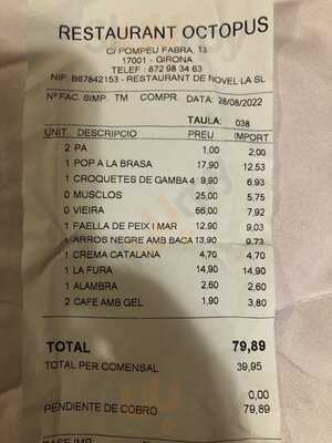 Octopus Restaurant - Pompeu Fabra