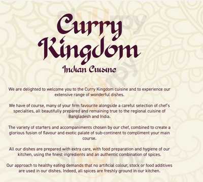 Curry Kingdom Indian Cuisine Cabapino