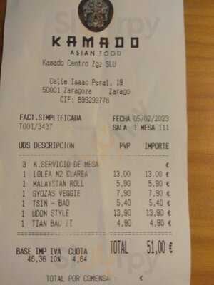Kamado Asian Food Zaragoza