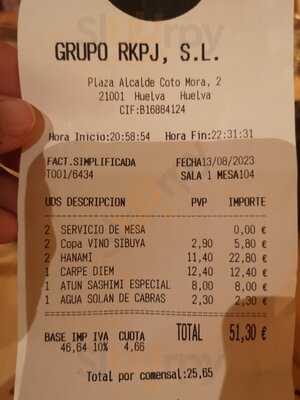 Sibuya Urban Sushi Bar Huelva