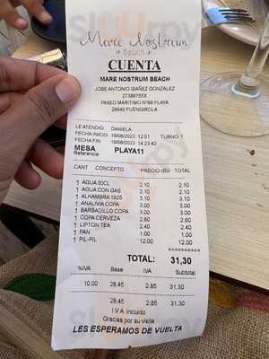 Chiringuito Mare Nostrum.