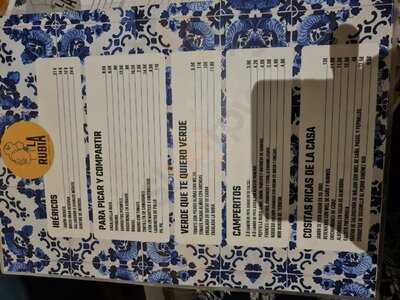 La Rubia, Vinos, Cervezas, Tapas