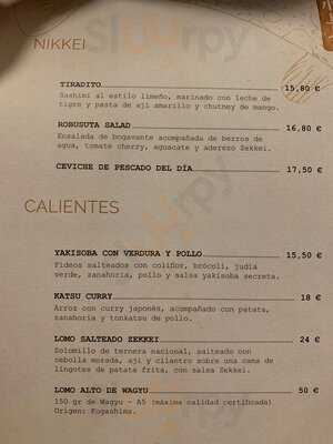 Zekkei Sitges Sushi Nikkei