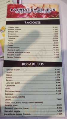 Bar-cervecería La Patatina De León.