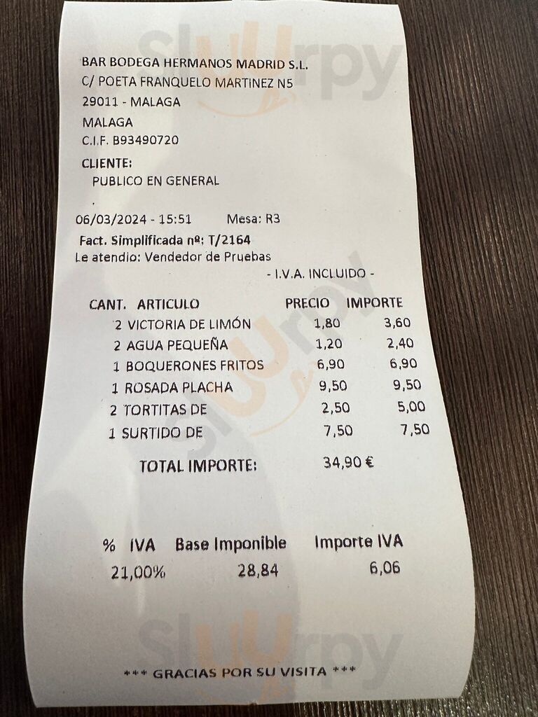 Bar Bodega Hnos. Madrid