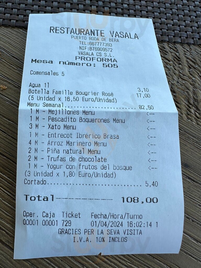 Restaurante Vasala