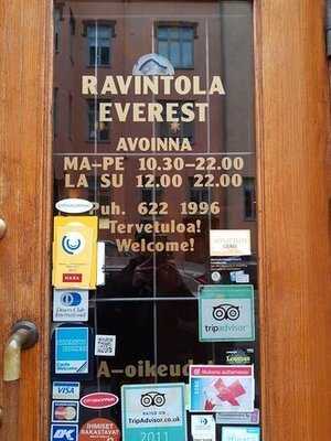 Ravintola Mount Everest Nokka