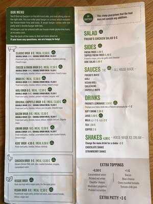 Friends & Brgrs Helsinki (aikatalo)