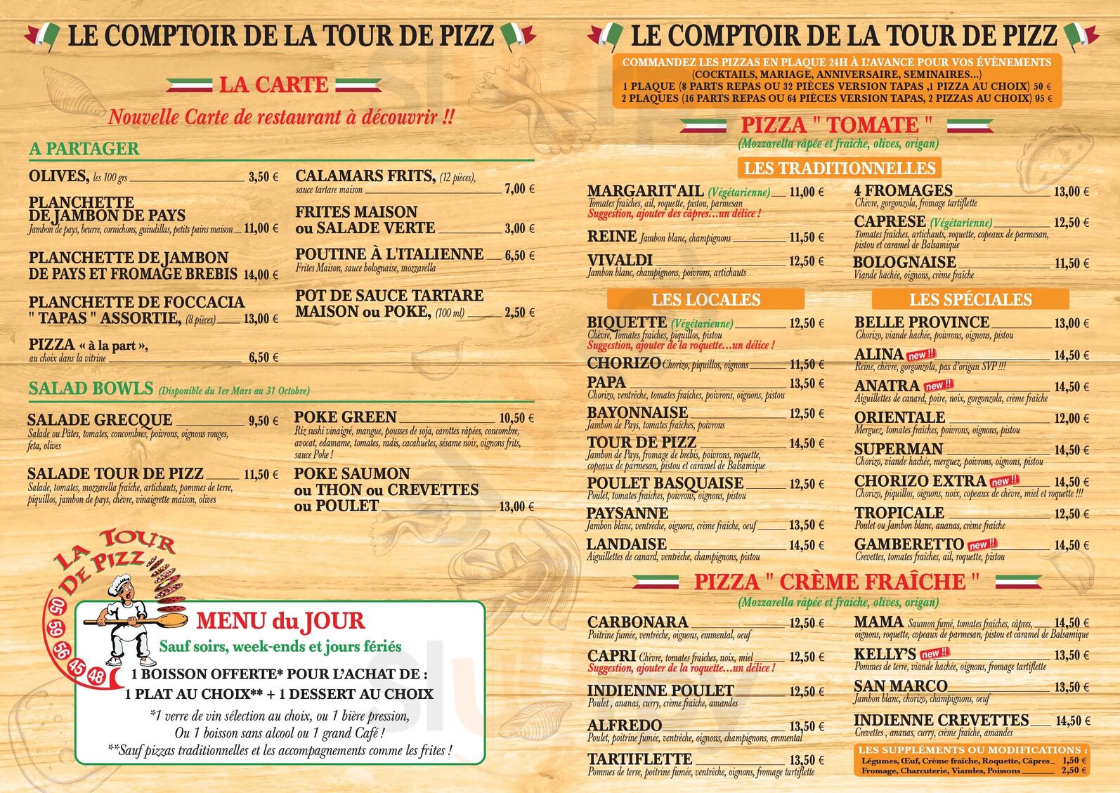 Le Comptoir De La Tour De Pizz