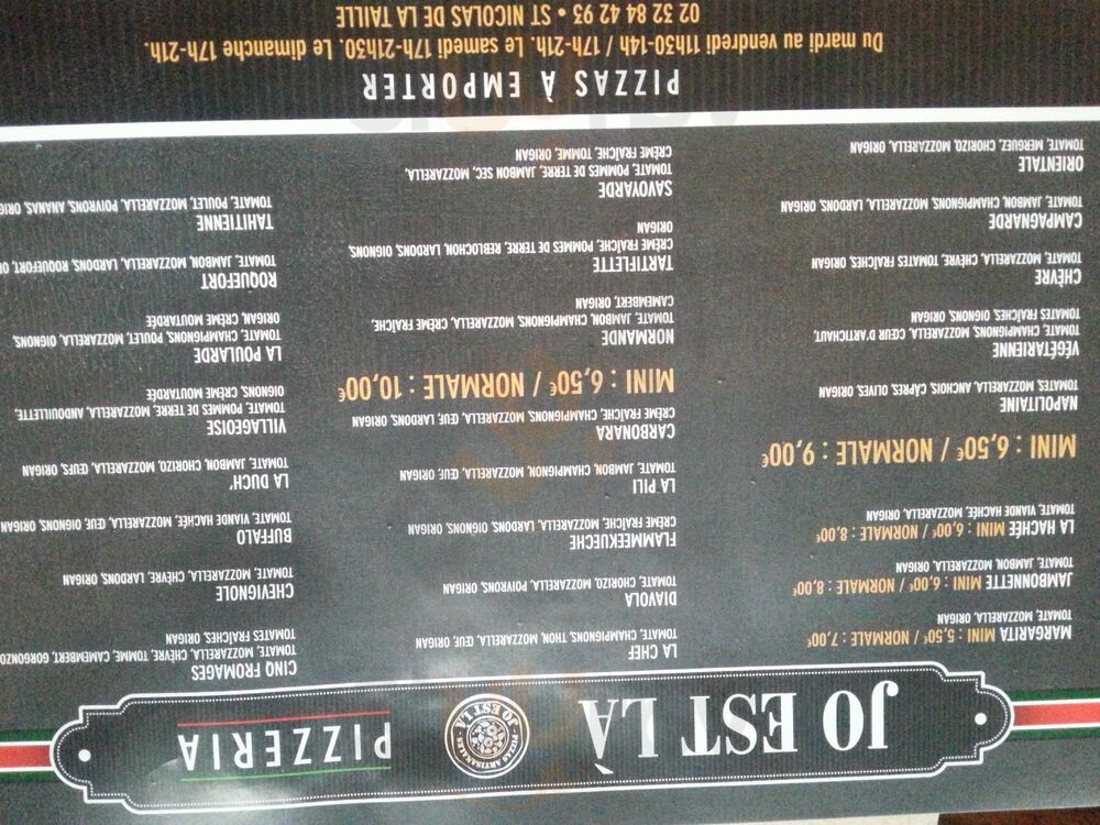 Pizzeria Jo Est Là