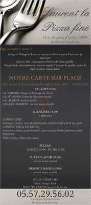 Laurent La Pizza Fine