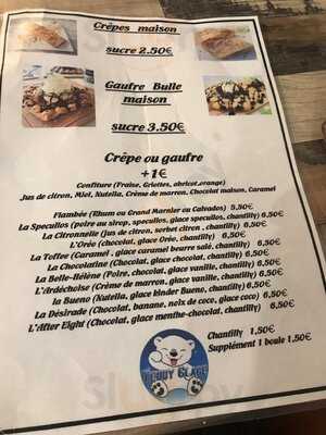 Teddy Glace Crêpes Gaufres Glacier Port Argelès