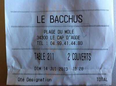 Le Bacchus