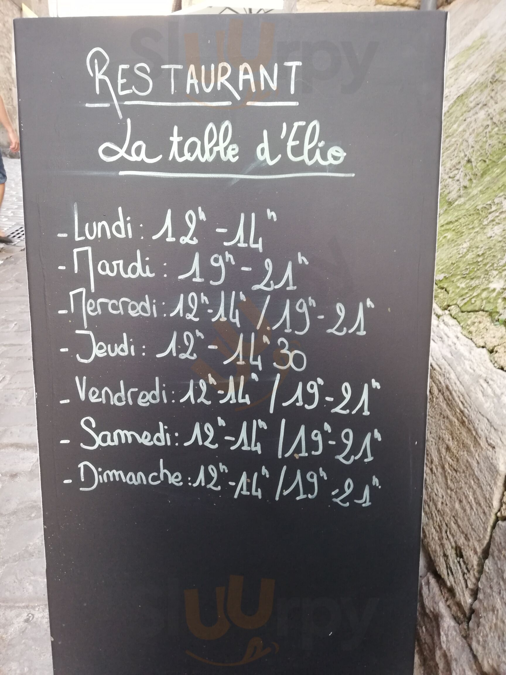 La Table D'elio