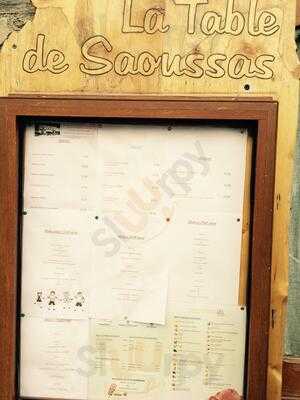La Table De Saoussas