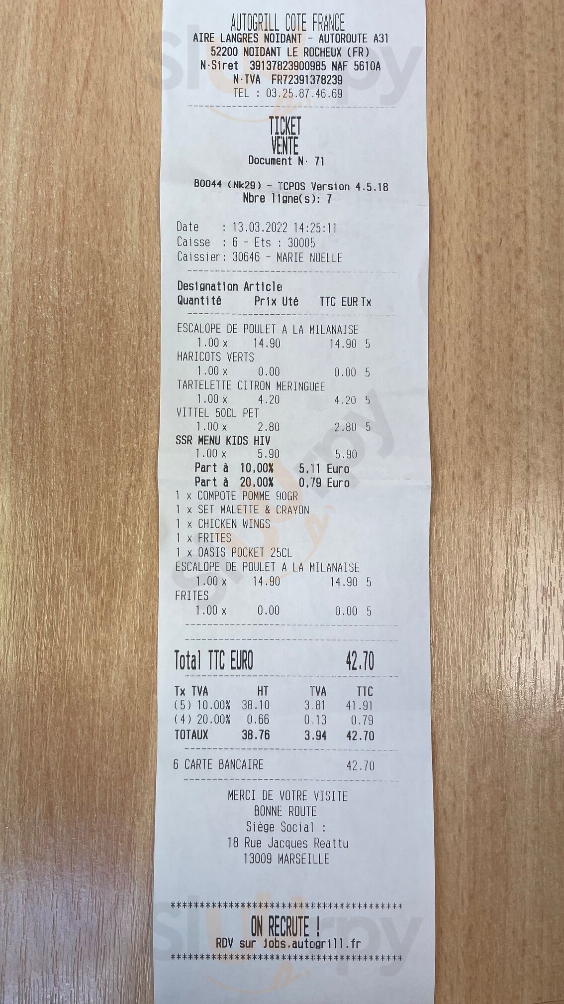 Autogrill Aire De Langres - Noidant - A31