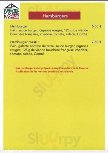 La Baraque à Pizz