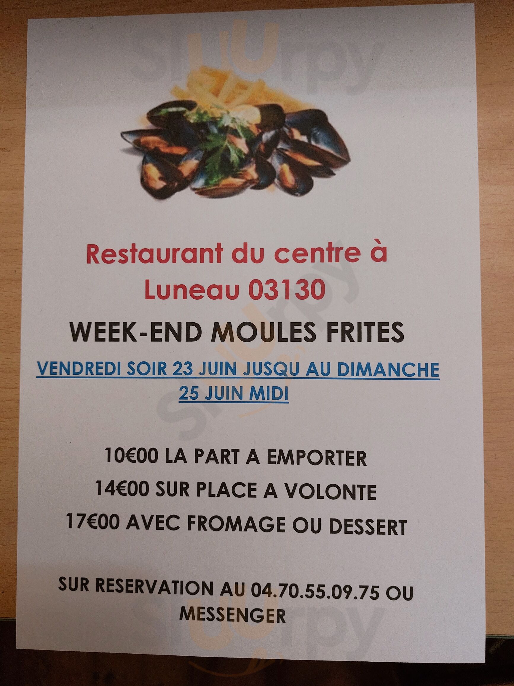Bar Restaurant Du Centre