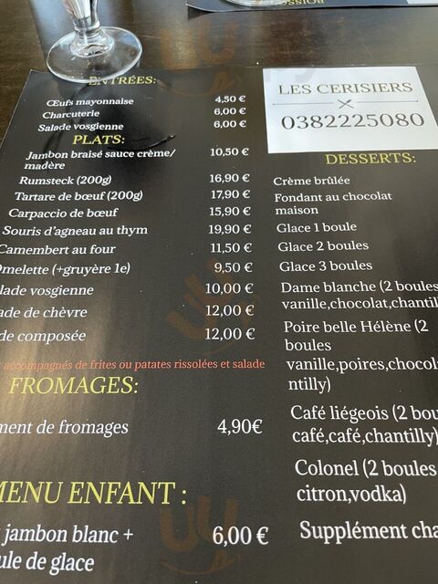 Bar-restaurant "les Cerisiers"